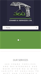 Mobile Screenshot of 360craneservices.com